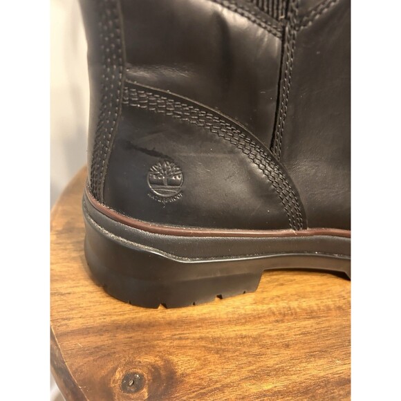 Timberland Malynn Waterproof Chelsea Boots Booties Women’s Size 9 Black Grunge - Picture 8 of 9